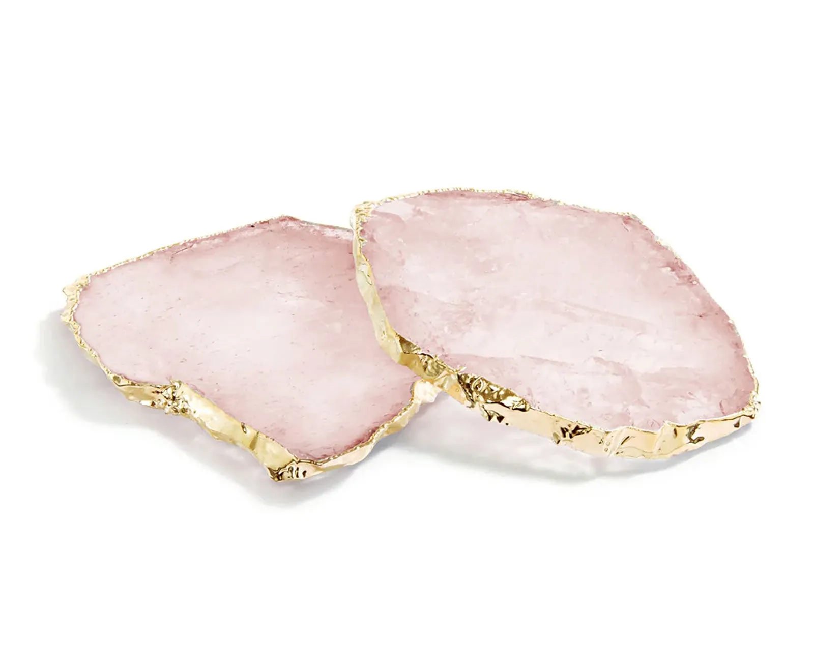 Kivita Coasters - Rose Quartz