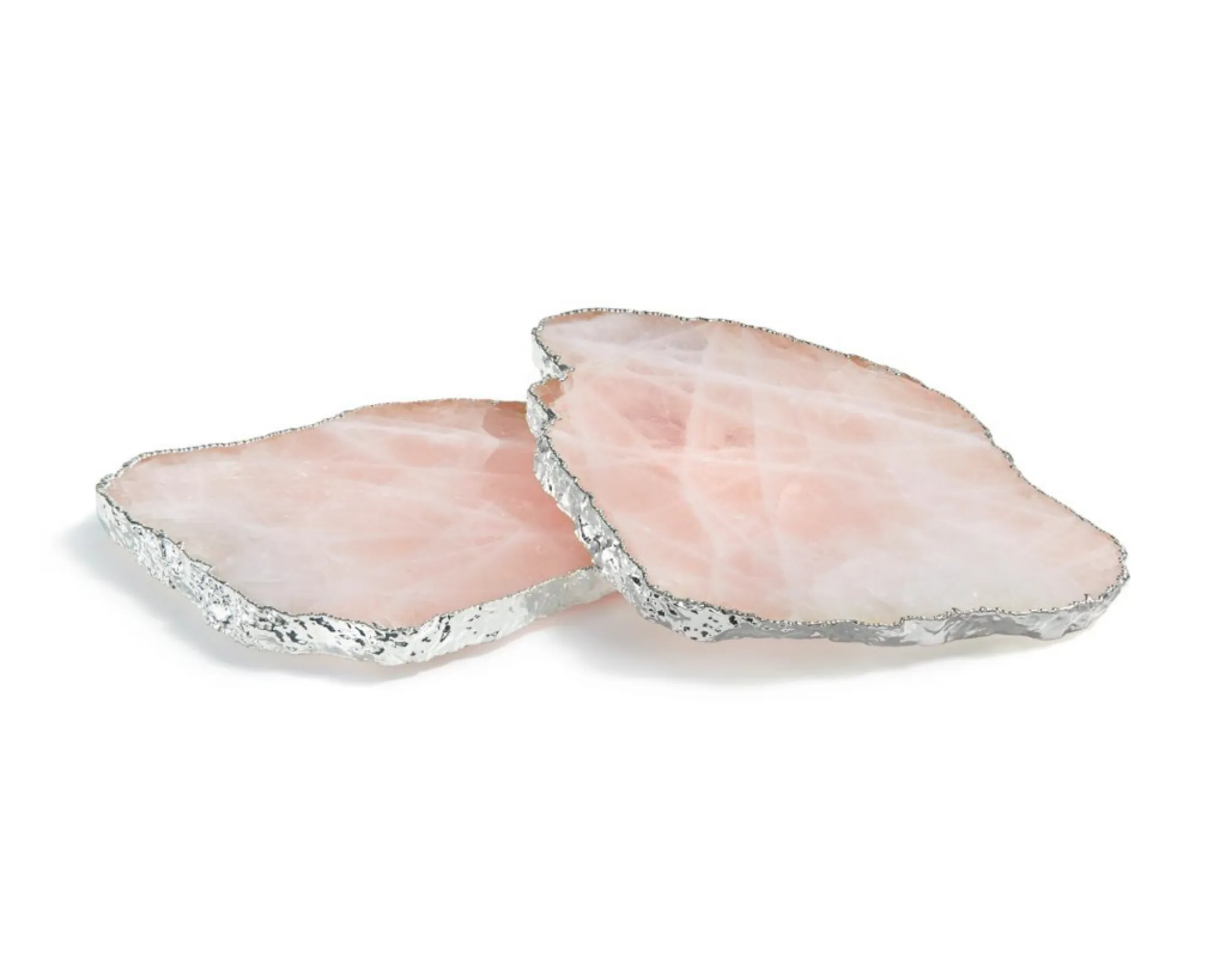 Kivita Coasters - Rose Quartz
