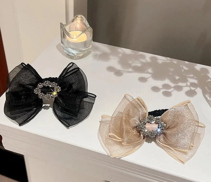 Lace Bow Hair Tie