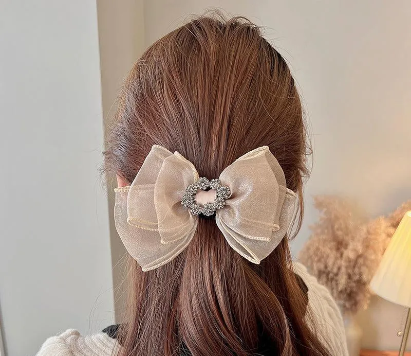 Lace Bow Hair Tie