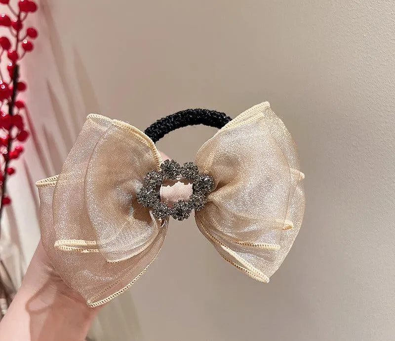 Lace Bow Hair Tie