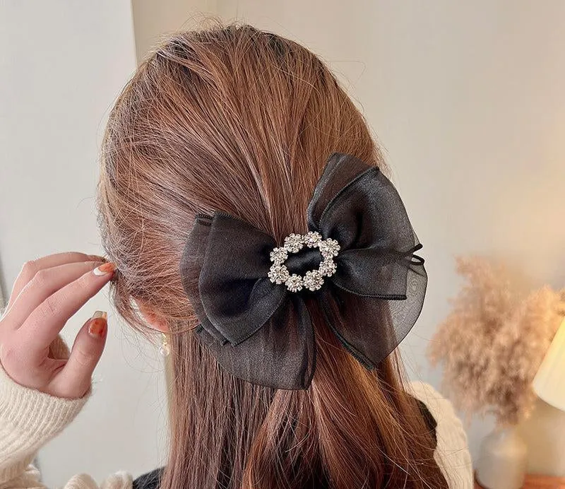 Lace Bow Hair Tie