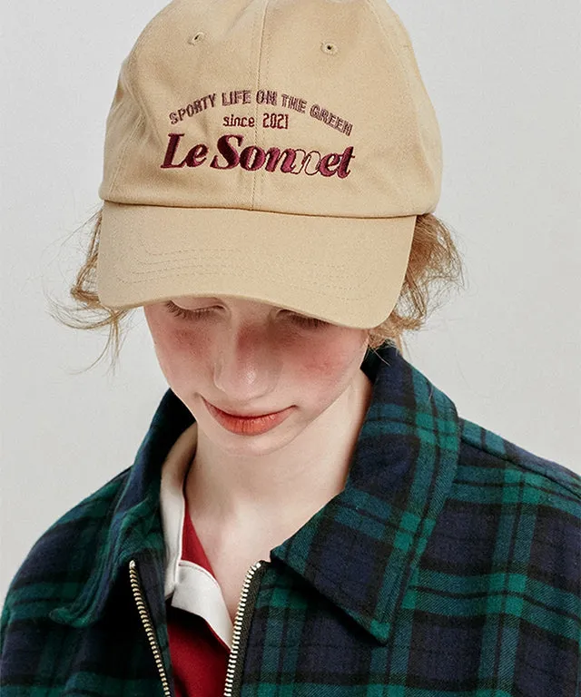 LE SONNET Camp Cap - Beige