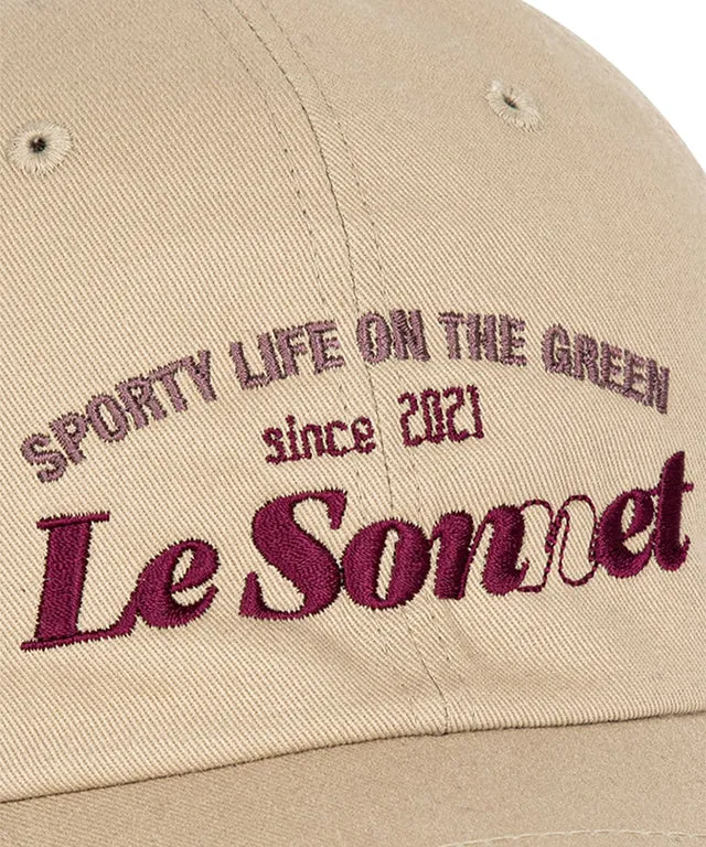 LE SONNET Camp Cap - Beige