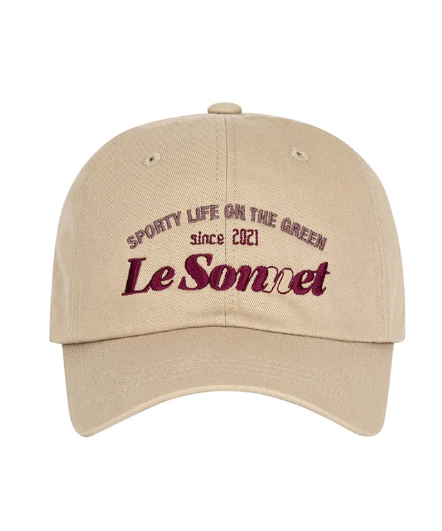 LE SONNET Camp Cap - Beige