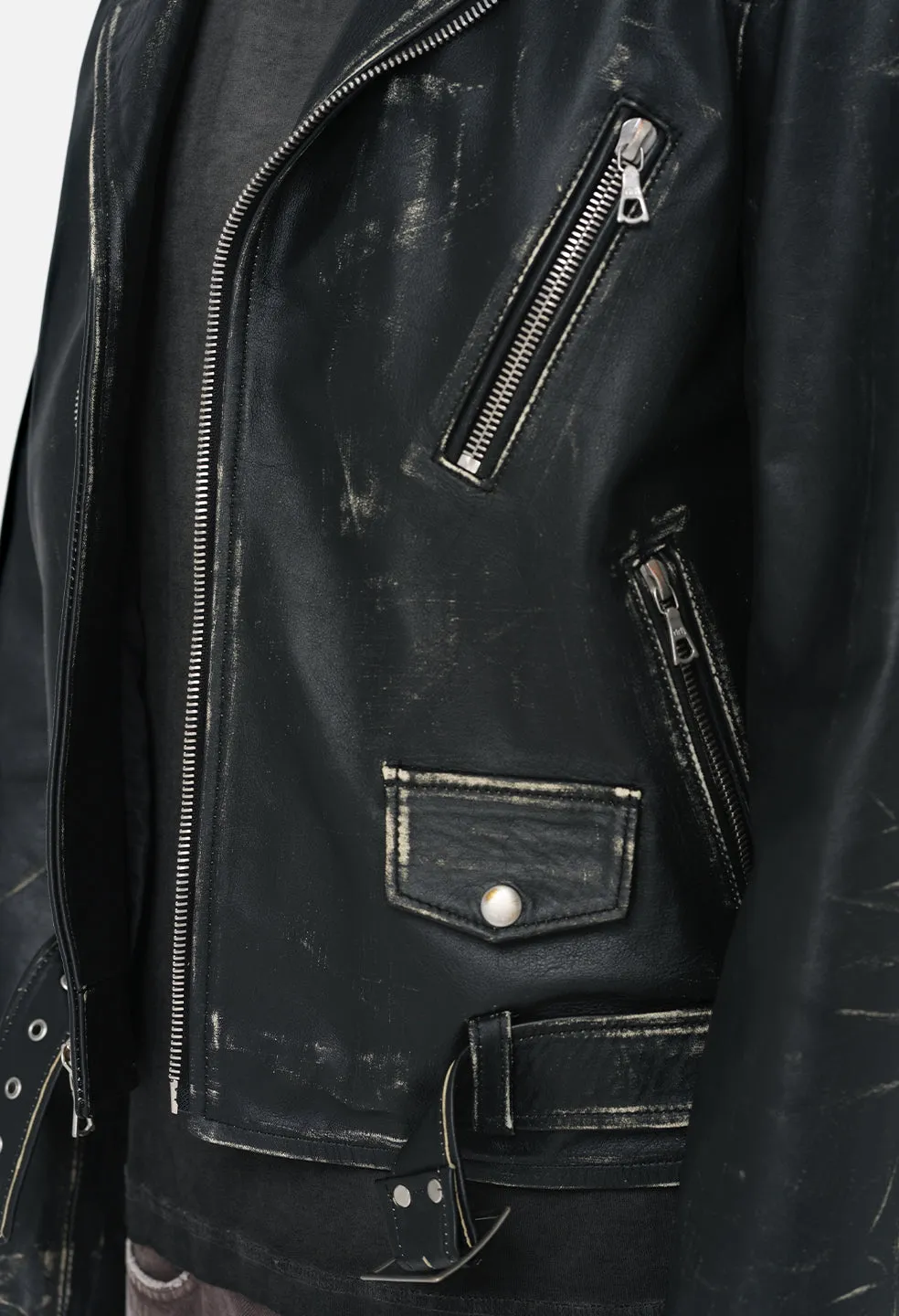 Leather Moto Jacket / Drifter