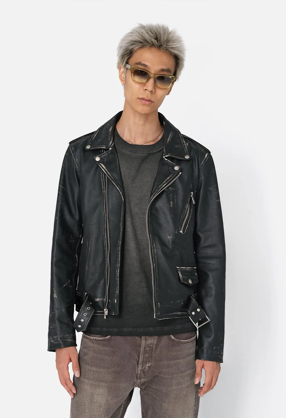 Leather Moto Jacket / Drifter