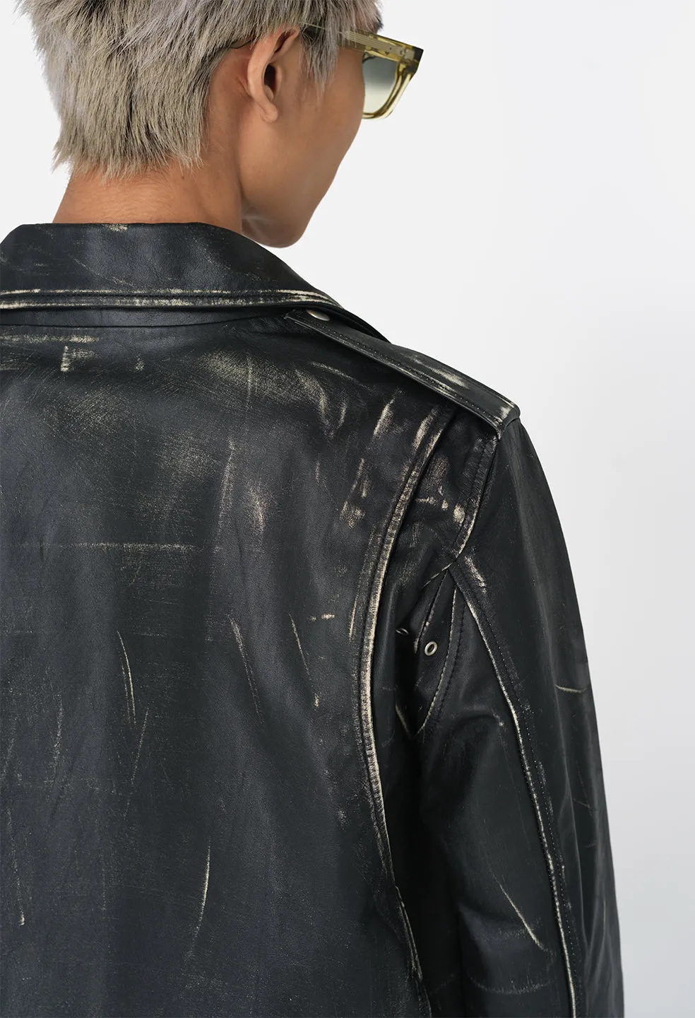 Leather Moto Jacket / Drifter