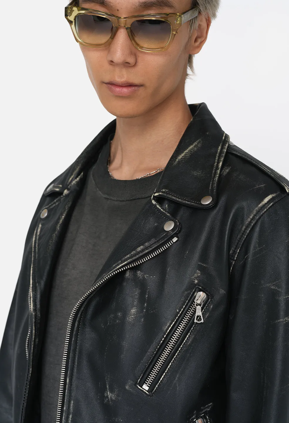Leather Moto Jacket / Drifter