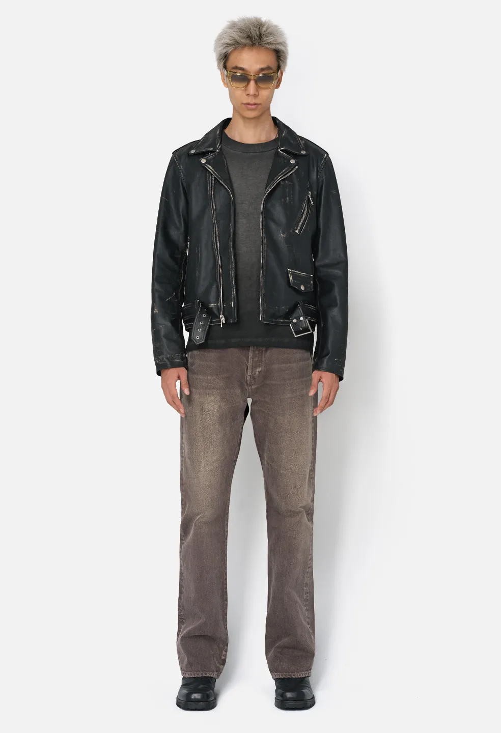 Leather Moto Jacket / Drifter