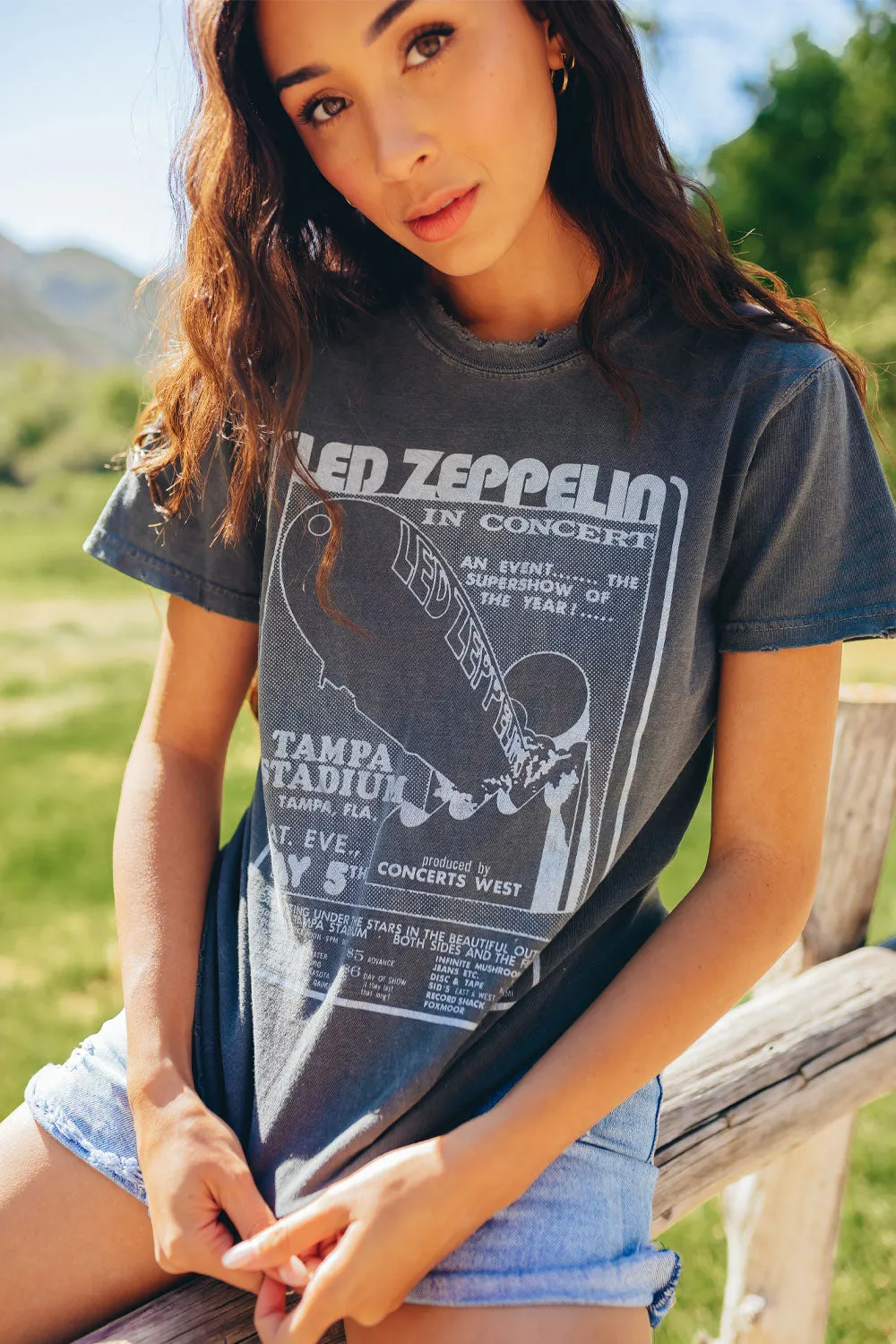 Led Zeppelin 1973 Sunkissed Tee