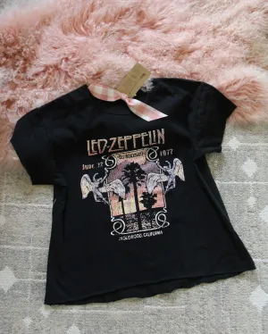 Led Zeppelin Concert Tee in Black