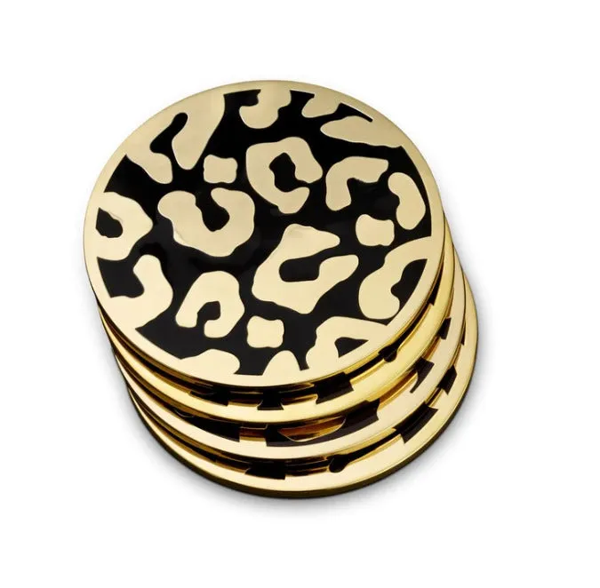 Leopard Coasters (Set of 4)