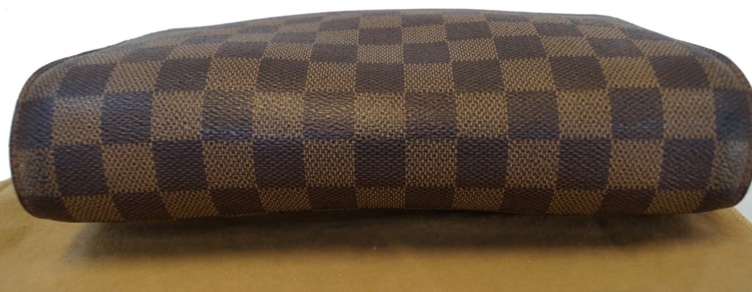 LOUIS VUITTON Damier Ebene Saint Louis Pochette Clutch Bag