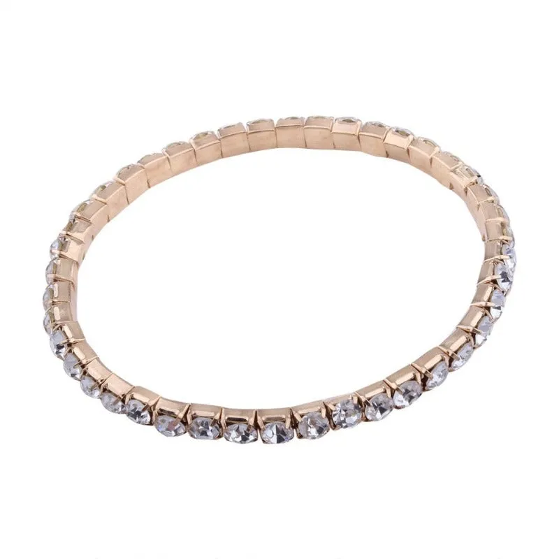 Luxury Bling Bracelet For Women Wedding Bridal Gift Jewelry