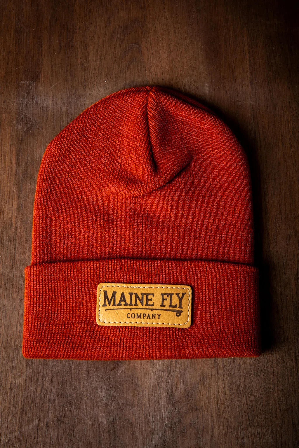 Maine Fly Co - Leather Patch Beanie