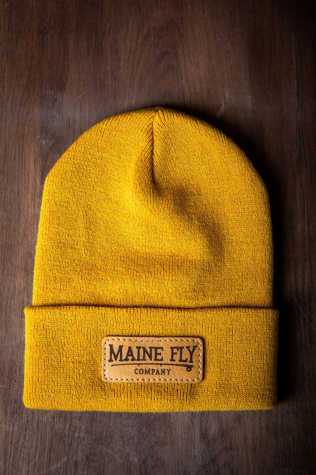 Maine Fly Co - Leather Patch Beanie