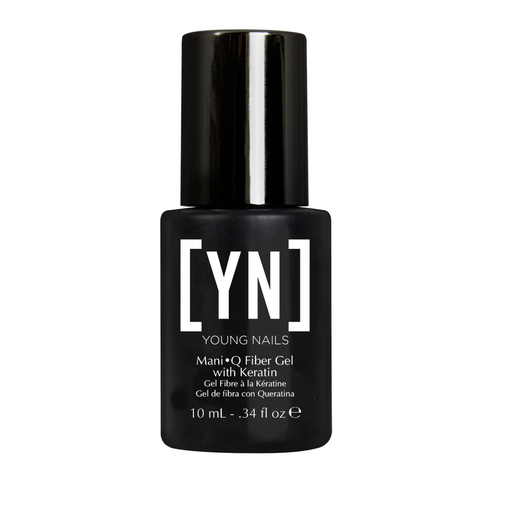 Mani•Q Fiber Gel with Keratin, Sheer Pink, 1/3 oz