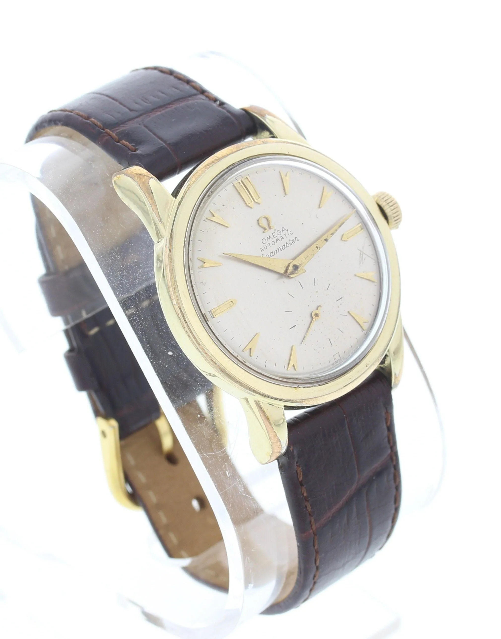 Men's Omega Seamaster Sub-Second Gold Plated 2576-7 Watch