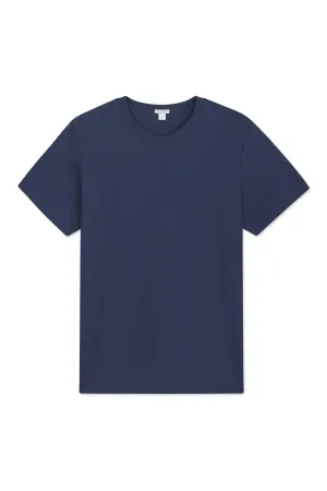 Men's Pima Crewneck Tee in Navy
