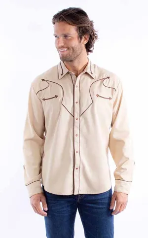 Men's Vintage Western Shirt Collection: Scully Classic Arrow