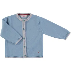 Merino Blue Cardigan