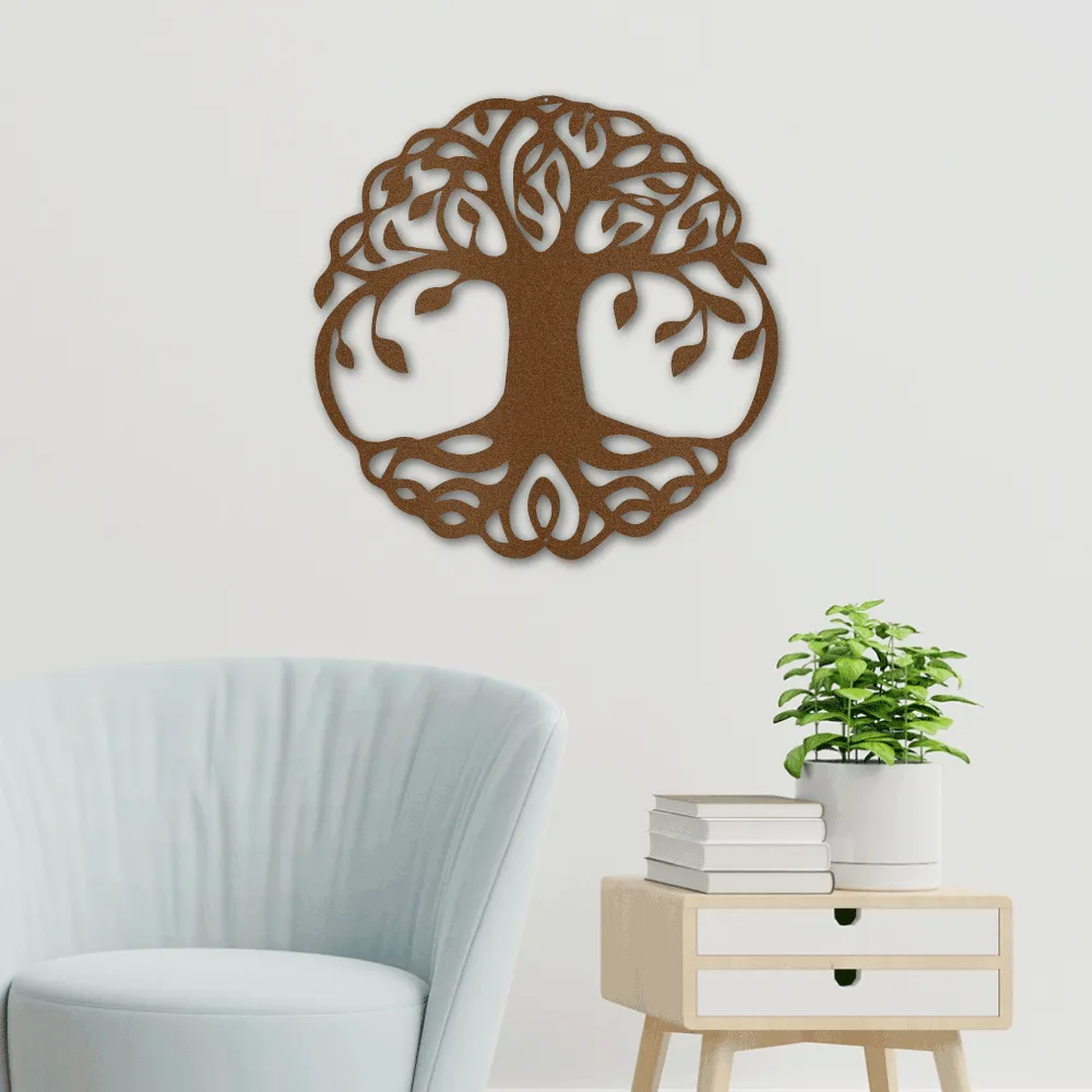 Metal art 5 classic tree