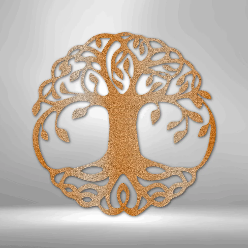 Metal art 5 classic tree