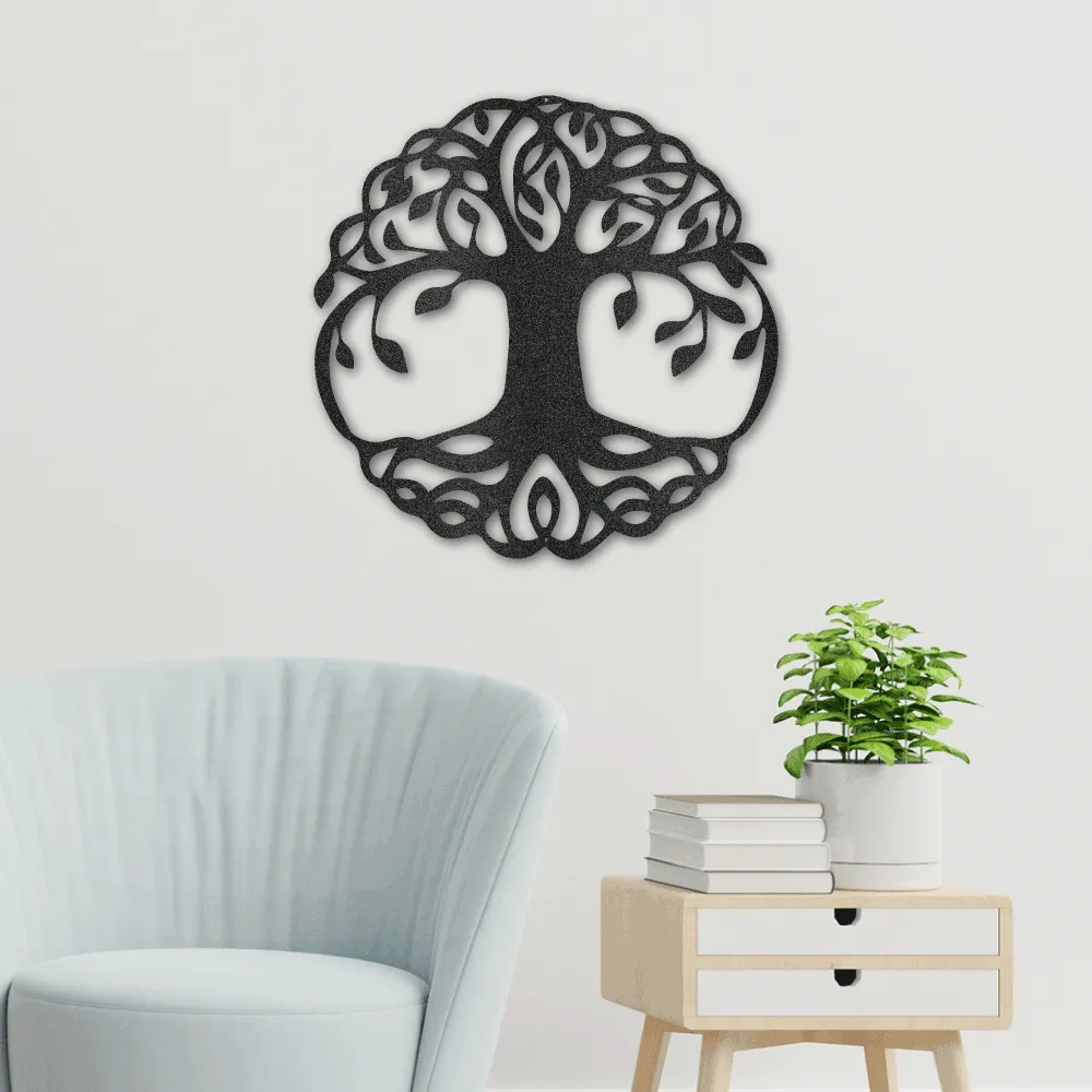 Metal art 5 classic tree