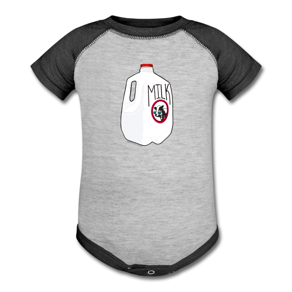 Milk Baby Onesie Baseball Style
