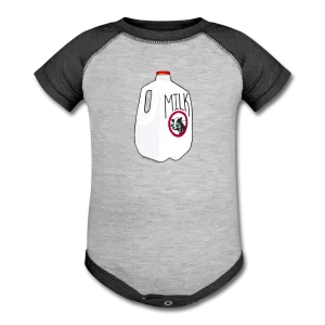 Milk Baby Onesie Baseball Style