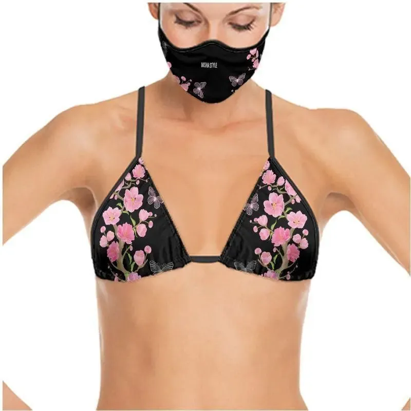 Misha 3PCS Floral Sweet sign Bikini set