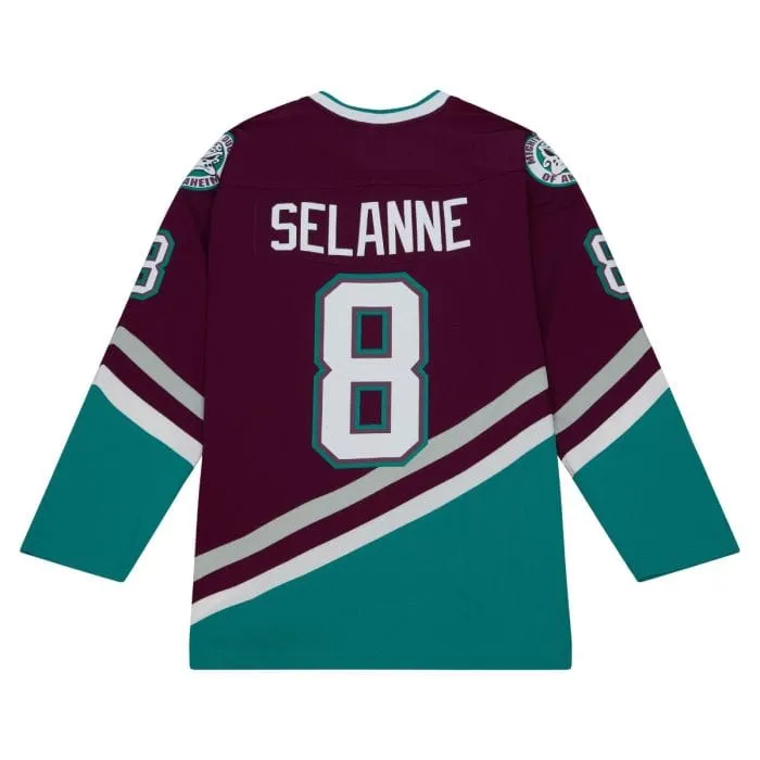 Mitchell & Ness Blue Line Vintage Senior Jersey - Anaheim Ducks Teemu Selanne