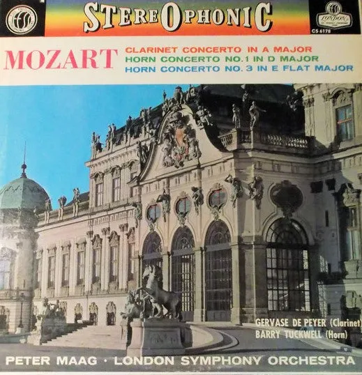 Mozart - Clarinet and Horn Concertos / Maag - Super Hot Stamper