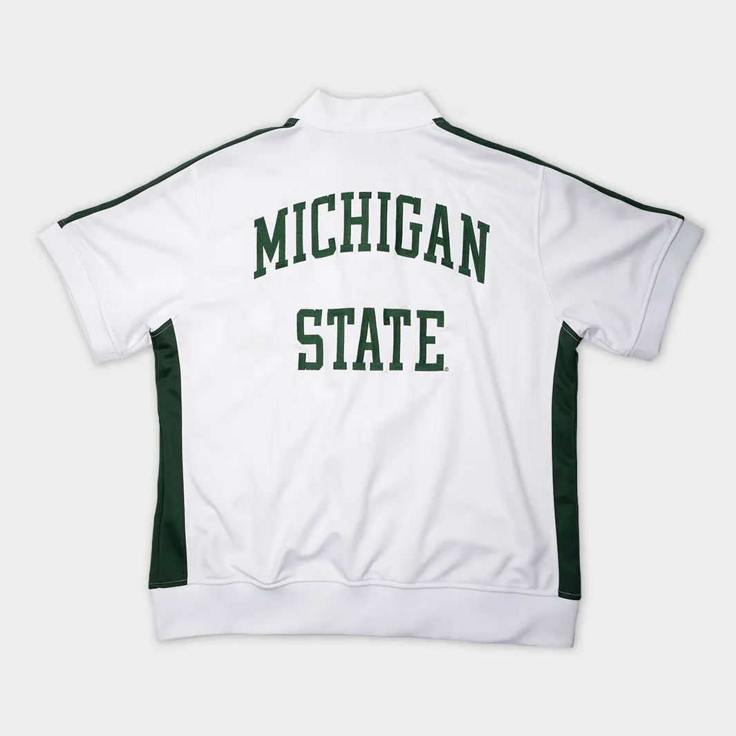 MSU Spartans Basketball Vintage Warmup Shooting Shirt