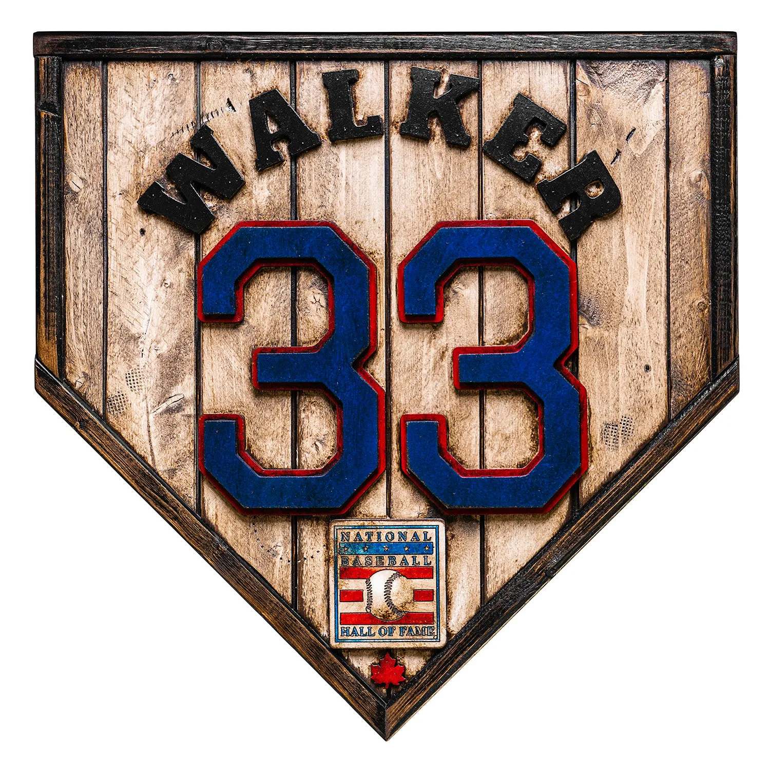 National Baseball Hall of Fame Handmade Legacy Plate