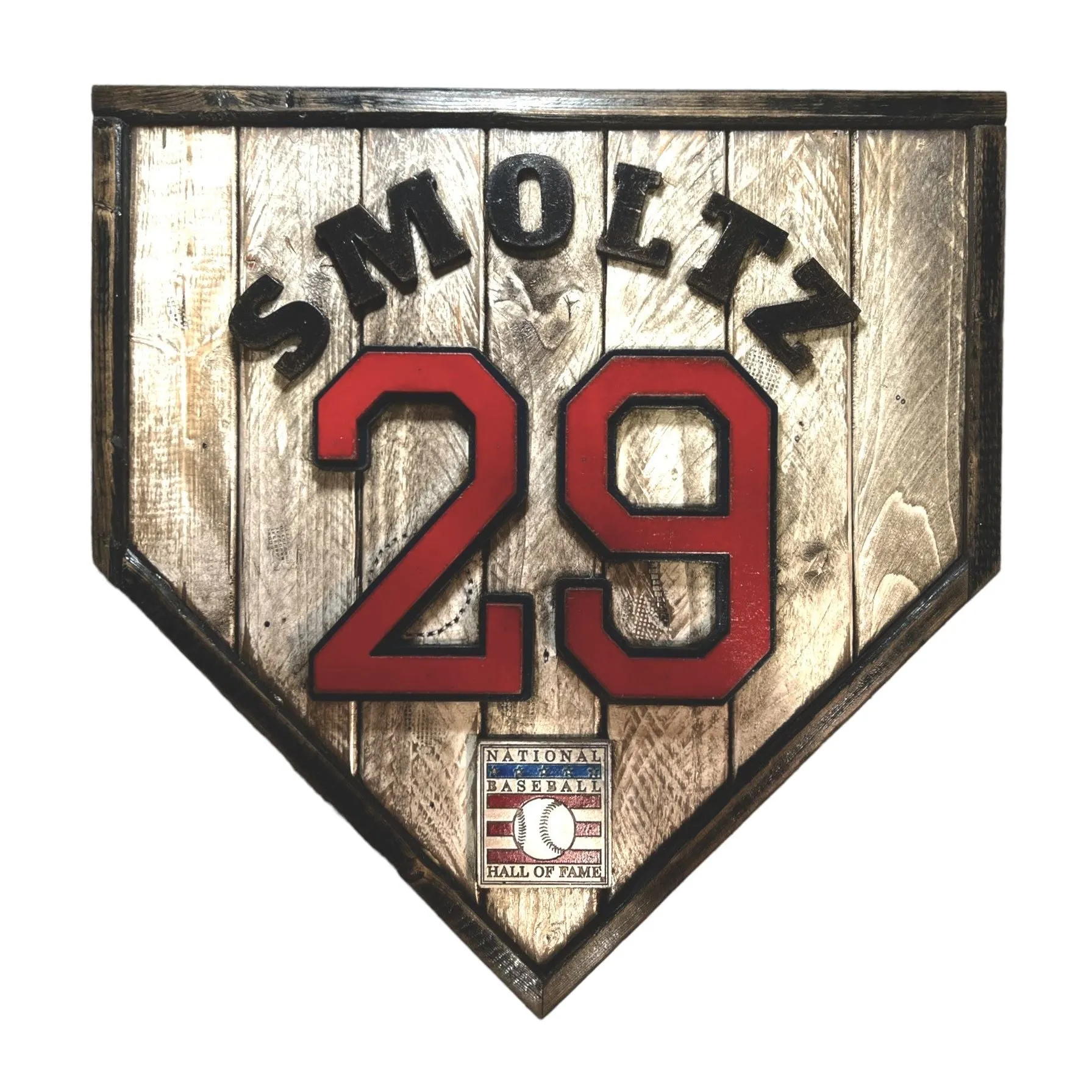 National Baseball Hall of Fame Handmade Legacy Plate