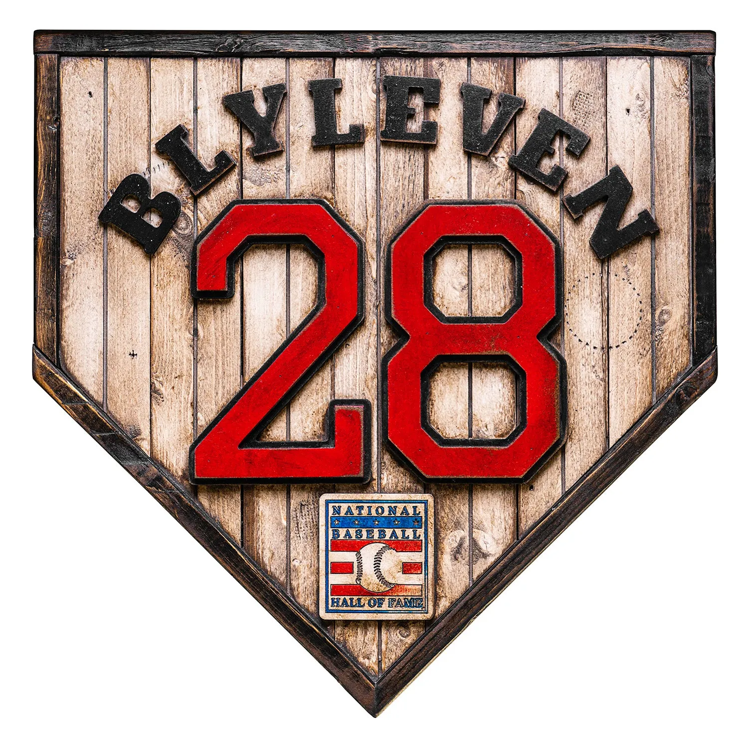 National Baseball Hall of Fame Handmade Legacy Plate