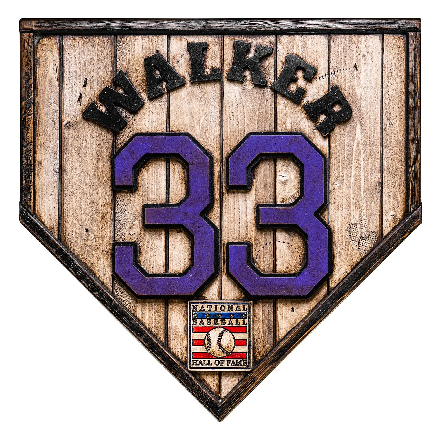 National Baseball Hall of Fame Handmade Legacy Plate