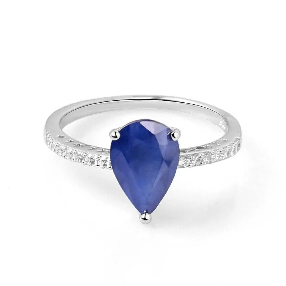 Natural Sapphire Gemstone Vintage Ring