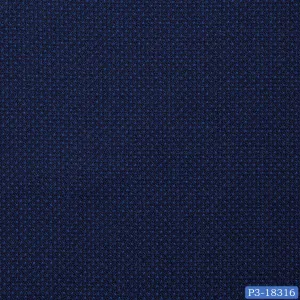 Navy Blue with Sapphire Blue Dots Print Jacket