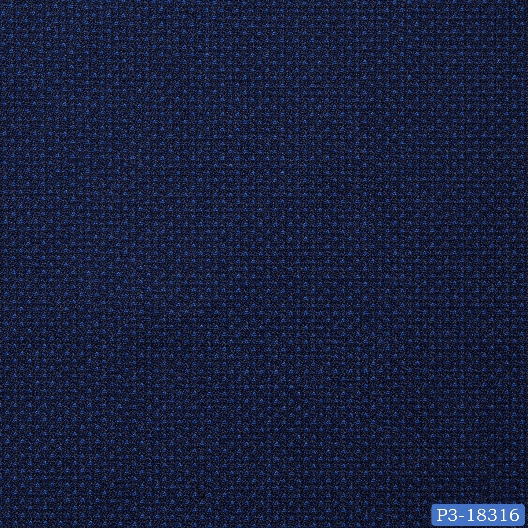 Navy Blue with Sapphire Blue Dots Print Pant