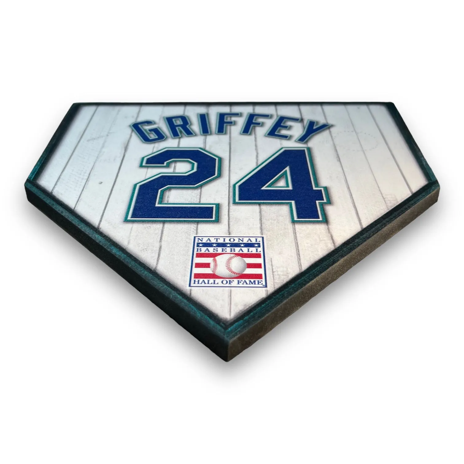 NBHOF 10"x10" MDF Replica Jersey Printed Home Plate
