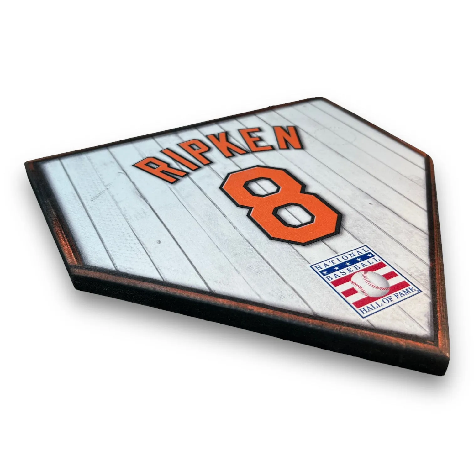 NBHOF 10"x10" MDF Replica Jersey Printed Home Plate