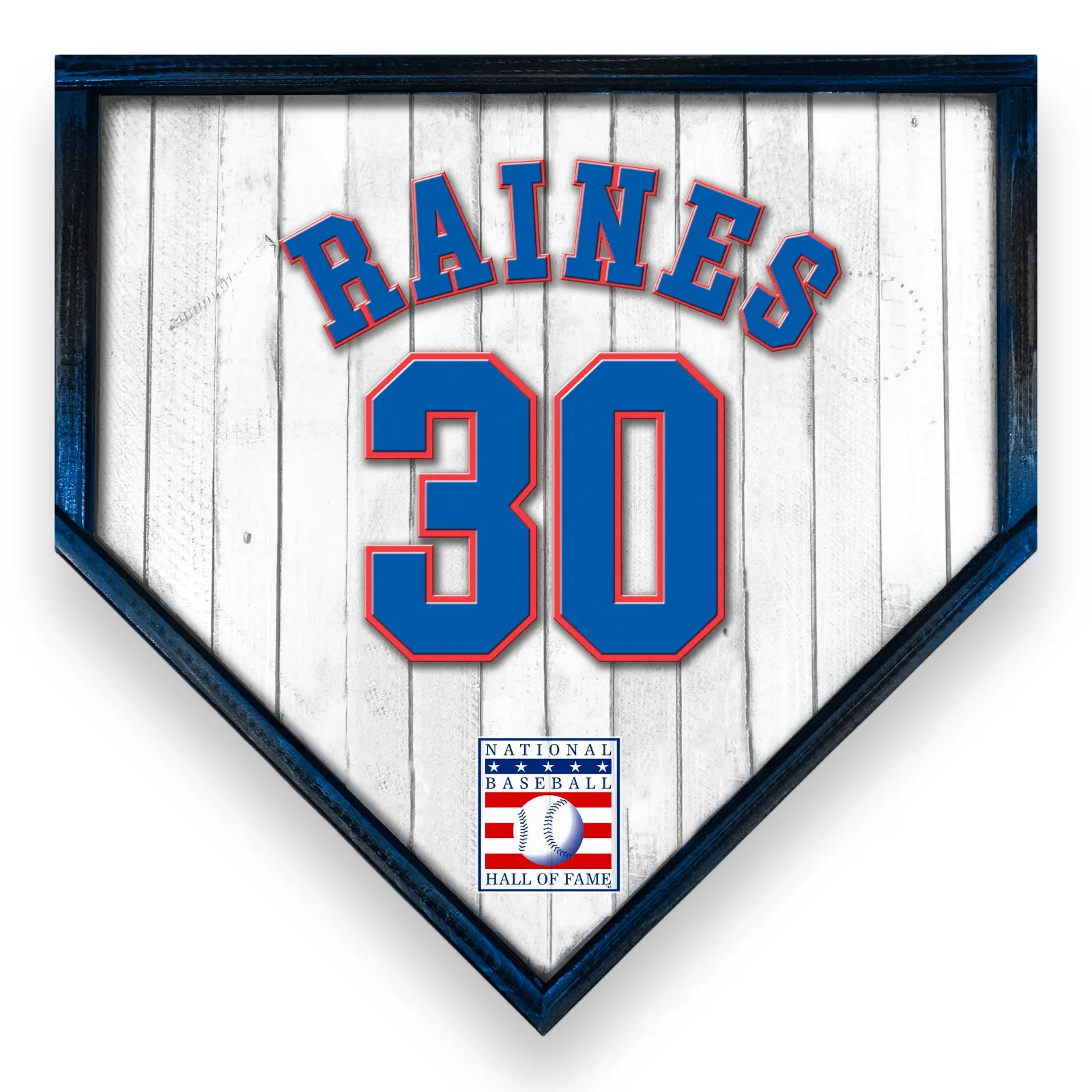 NBHOF 10"x10" MDF Replica Jersey Printed Home Plate
