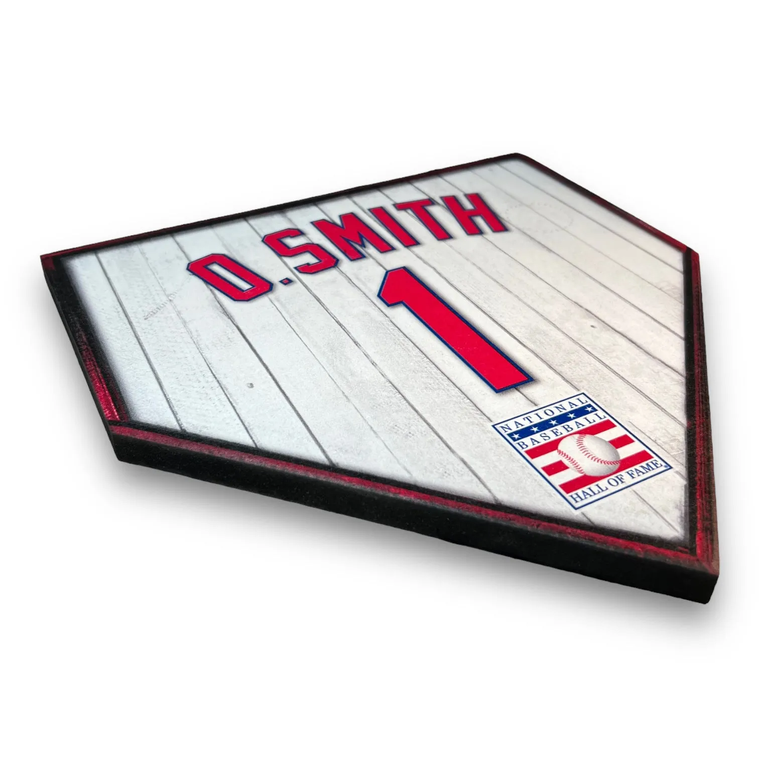 NBHOF 10"x10" MDF Replica Jersey Printed Home Plate
