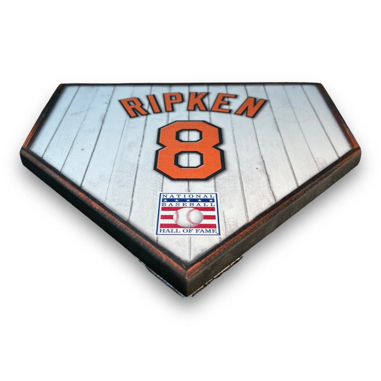NBHOF 10"x10" MDF Replica Jersey Printed Home Plate