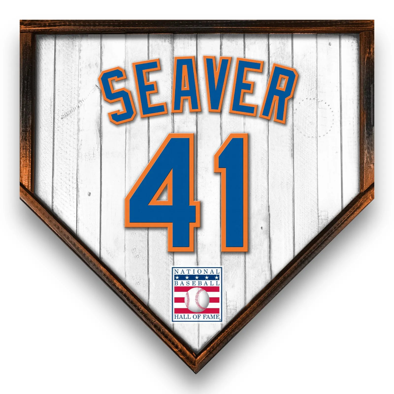 NBHOF 10"x10" MDF Replica Jersey Printed Home Plate