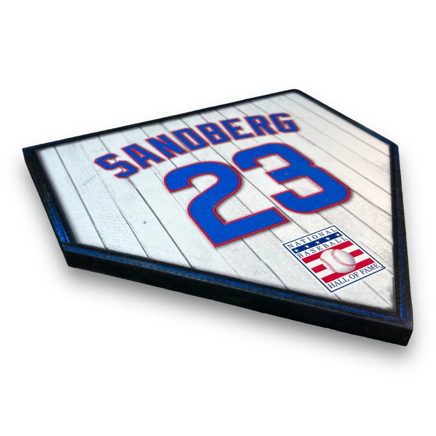 NBHOF 10"x10" MDF Replica Jersey Printed Home Plate