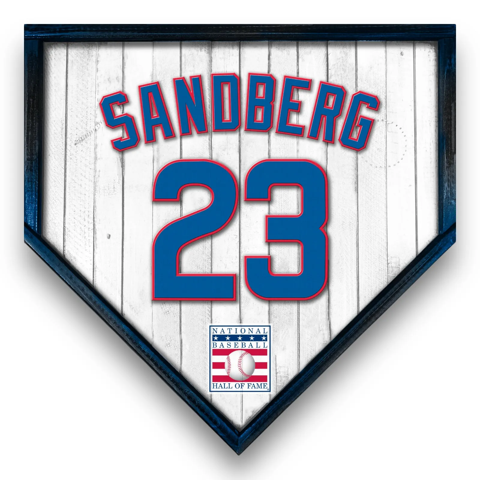 NBHOF 10"x10" MDF Replica Jersey Printed Home Plate